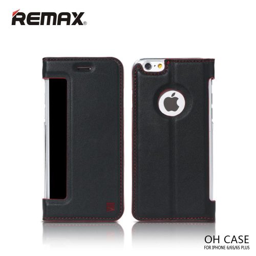 Remax Oh Case iPhone 6 6S (4,7") fekete könyvtok