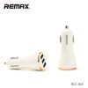 Remax RCC303 fehér-arany 3USB szivartöltőfej 3.4A