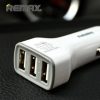 Remax RCC301 3USB fehér szivartöltő fej 3.6A