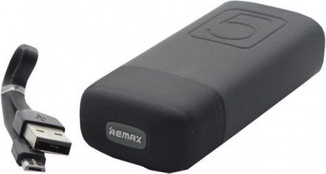 Remax RPL-25 fekete power bank 5000mAh