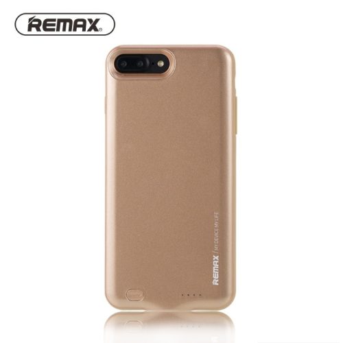 Remax PN-02 iPhone 7 Plus / 8 Plus (5,5") arany külső akkumulátor tok 3400mAh