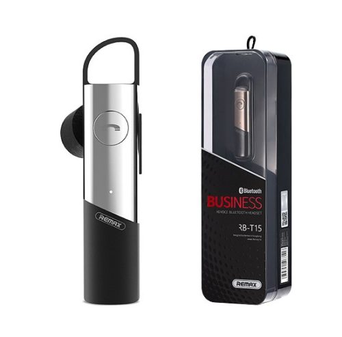 Remax RB-T15 ezüst bluetooth headset csomagolt