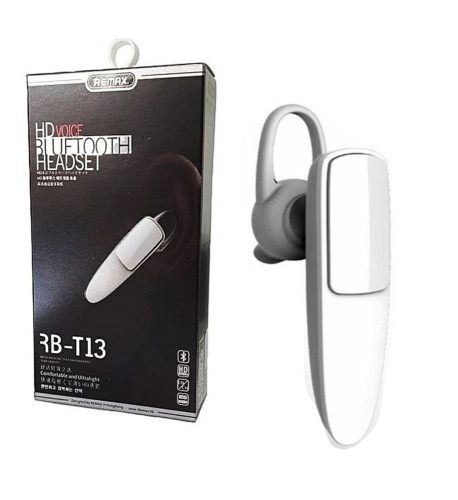 Remax RB-T13 fehér bluetooth headset