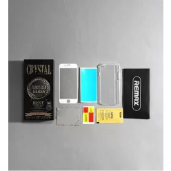   Samsung Galaxy S8 előlapi üvegfólia, 3D PET, fehér, SM-G950, Remax GL-08
