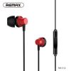 Remax RM-512 piros stereo headset fülhallgató