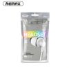 Remax RM-512 ezüst stereo headset fülhallgató