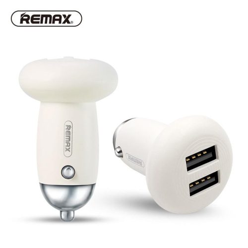 Remax RCC210 fehér 2USB szivartöltőfej 2.1A