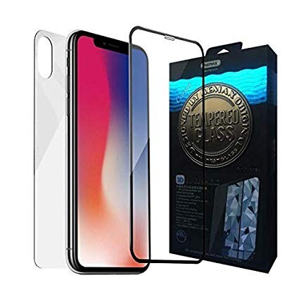 Remax GL-04 iPhone 7 8 Plus (5,5") fekete 3D előlapi üvegfólia