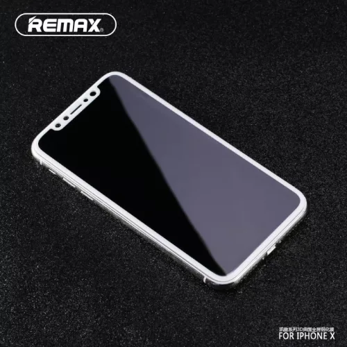 iPhone 7 Plus / 8 Plus (5,5") előlapi üvegfólia, 3D, fehér, Remax GL-04