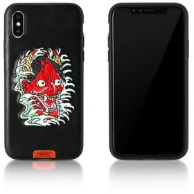   iPhone X / XS (5,8") hátlap tok, Prajna mintás, fekete, Remax RM-1636