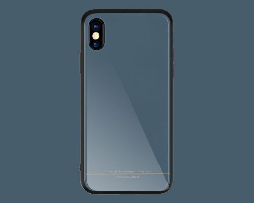 Remax RM-1653 iPhone X / XS (5,8") kék hátlap tok