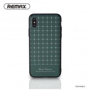 Remax RM-1660 iPhone X / XS (5,8") szürke műanyag hátlap tok