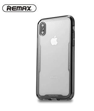 Remax RM-1662 iPhone X / XS (5,8") füstös átlátszó műanyag hátlap tok