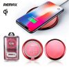 Remax RP-W11 piros vezeték nélküli (Wireless) töltő 1A 10W + fehér micro usb kábel 1,2m