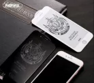 iPhone 7 Plus / 8 Plus (5,5") előlapi üvegfólia, 3D, fehér / matt, Remax GL-36