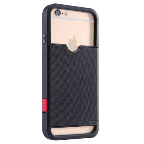 Nillkin Shield iPhone 6 6S Plus (5,5") fekete prémium hátlap tok