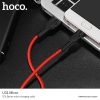 Hoco U31 Micro USB piros szövet adatkábel 1m 2.4A