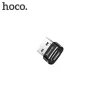 Type-C - USB-A 2.0 OTG adapter, fekete, Hoco UA6