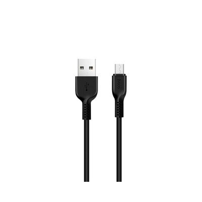 Hoco X20 Micro USB fekete adatkábel 1m 2.4A