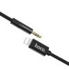 Hoco UPA13 iPhone 8pin - jack 3.5mm audio kábel fekete