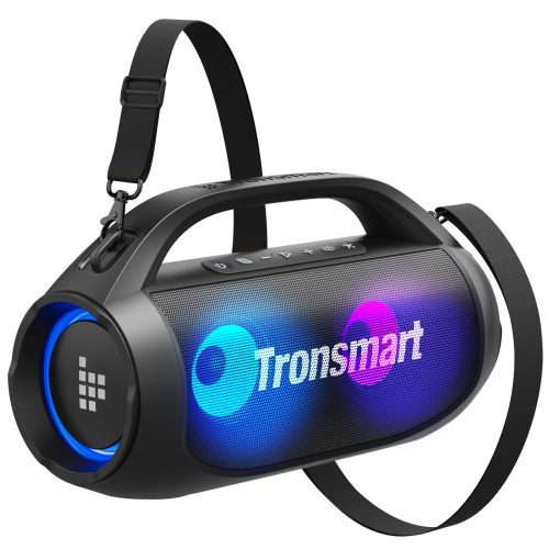 Tronsmart Bang SE bluetooth party hangszóró, power bank funkcióval, LED világítás, fekete, 40W, IPX7