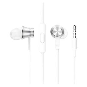   Stereo vezetékes fülhallgató jack csatlakozóval, mikrofonnal, ezüst, Xiaomi Mi In-Ear Piston