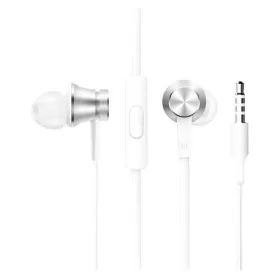   Stereo vezetékes fülhallgató jack csatlakozóval, mikrofonnal, ezüst, Xiaomi Mi In-Ear Piston