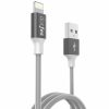 Dotfes B03S szürke prémium fém szivartöltő fej 2USB max 4.8A lightning kábellel