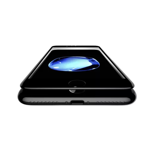 iPhone 6 Plus / 6S Plus (5,5")  előlapi üvegfólia, 3D, fekete, Dotfes E03