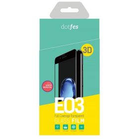   iPhone 6 / 6S Plus (5,5") előlapi üvegfólia, 3D, fehér, Dotfes E03