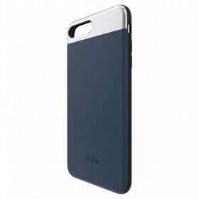   iPhone 6 / 6S (4,7") hátlap tok, bőr tok, kék, prémium, Dotfes G03