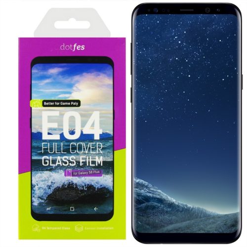 Dotfes E04 Samsung G960 Galaxy S9 prémium 3D hajlított előlapi üvegfólia