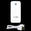 Dotfes D04-5 fehér Power Bank 2.1A 5000mAh