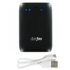 Dotfes D04-7 fekete Power Bank 2.1A/1A 7500mAh