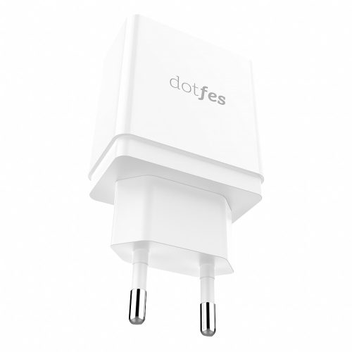 Dotfes C05 3 usb portos fehér töltőfej 3.4A