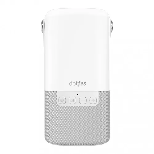 Bluetooth hangszóró + lámpa, 2.5W, fehér, Dotfes H05