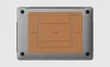 Dotfes F03 barna bőr prémium laptop tartó