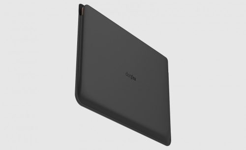 Dotfes L03 fekete PU bőr prémium beledugós laptop táska (Macbook Pro / Air 13")