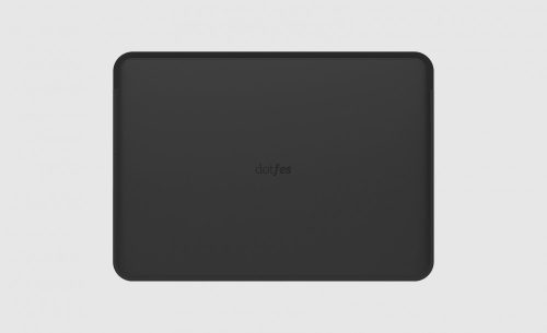 Dotfes L03 fekete PU bőr prémium beledugós laptop táska (Macbook Pro / Air 15")