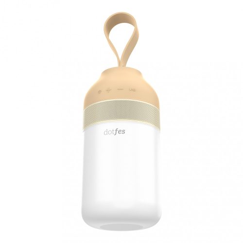 Dotfes H04 barna bluetooth hangszóró+lámpa