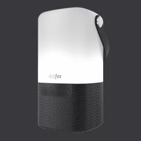 Bluetooth hangszóró + lámpa, 2.5W, fekete, Dotfes H05