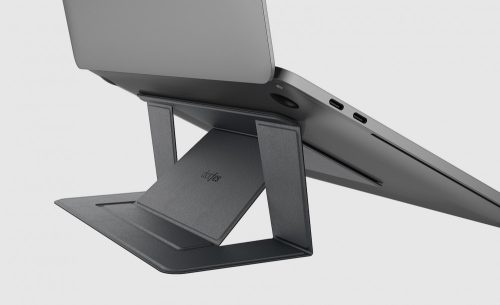 Dotfes F03 fekete bőr prémium laptop tartó