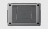 Dotfes F03 fekete bőr prémium laptop tartó