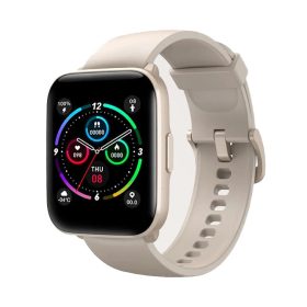   Xiaomi Mibro Watch C2 okosóra szilikon szíjjal, 1,69" HD kijelző, aktivitásmérő, 2ATM vízállóság, krém fehér