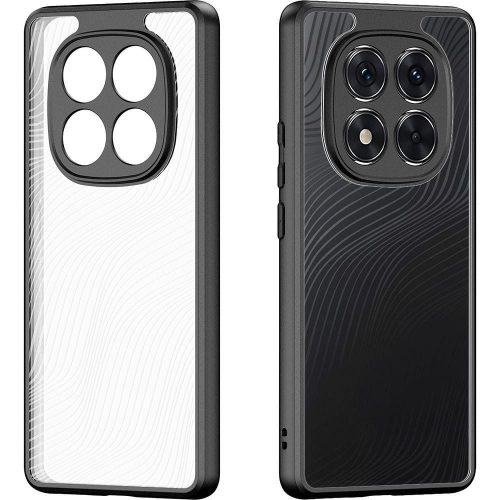 Xiaomi Redmi Note 14 Pro 4G hátlap tok, telefon tok, átlátszó / fekete, PC/TPU, kamera védelemmel, Dux Ducis Aimo