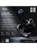 Remax TWS-16 fekete stereo bluetooth headset töltőtokkal