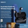 TWS stereo bluetooth headset töltőtokkal, fekete, Remax TWS-18