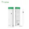 Érintő ceruza Apple táblagépekhez, fehér, Type-C csatlakozó, 6db póthegy, T-PHOX STYLUS ERA 1