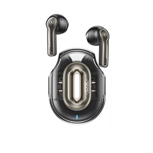 Stereo bluetooth headset vezeték nélküli töltőtokkal, TWS, BT5.4, fekete, XO X43 Colorful