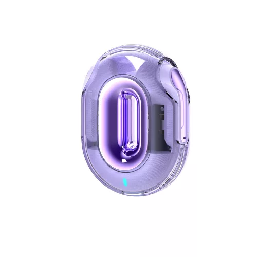 Stereo bluetooth headset vezeték nélküli töltőtokkal, TWS, BT5.4, lila, XO X43 Colorful